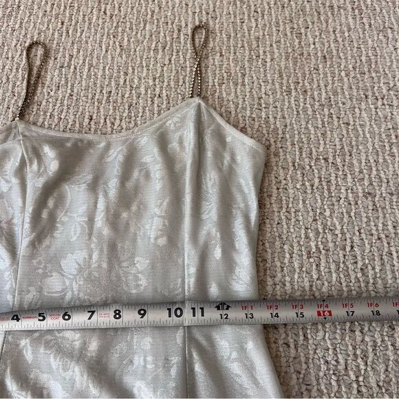 Vintage Jessica McClintock Gunne Sax Jeweled Mini Dress - Picture 11 of 12